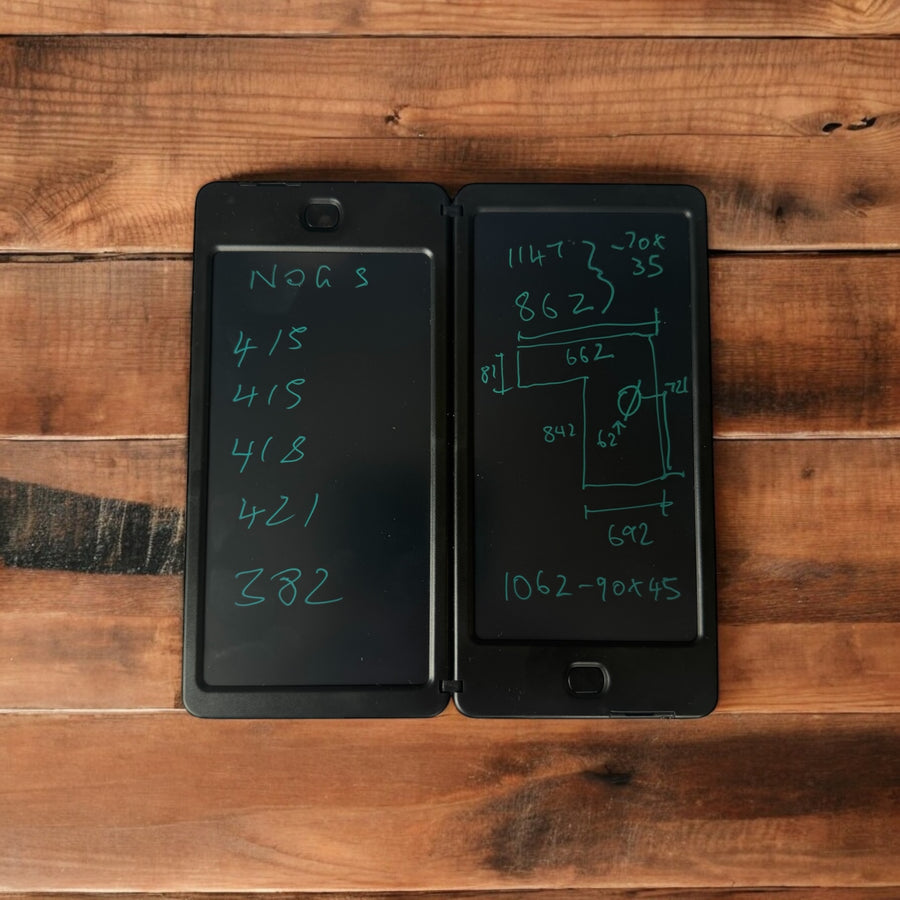 TWO SCREENS. NEVER UPSIDE DOWN.