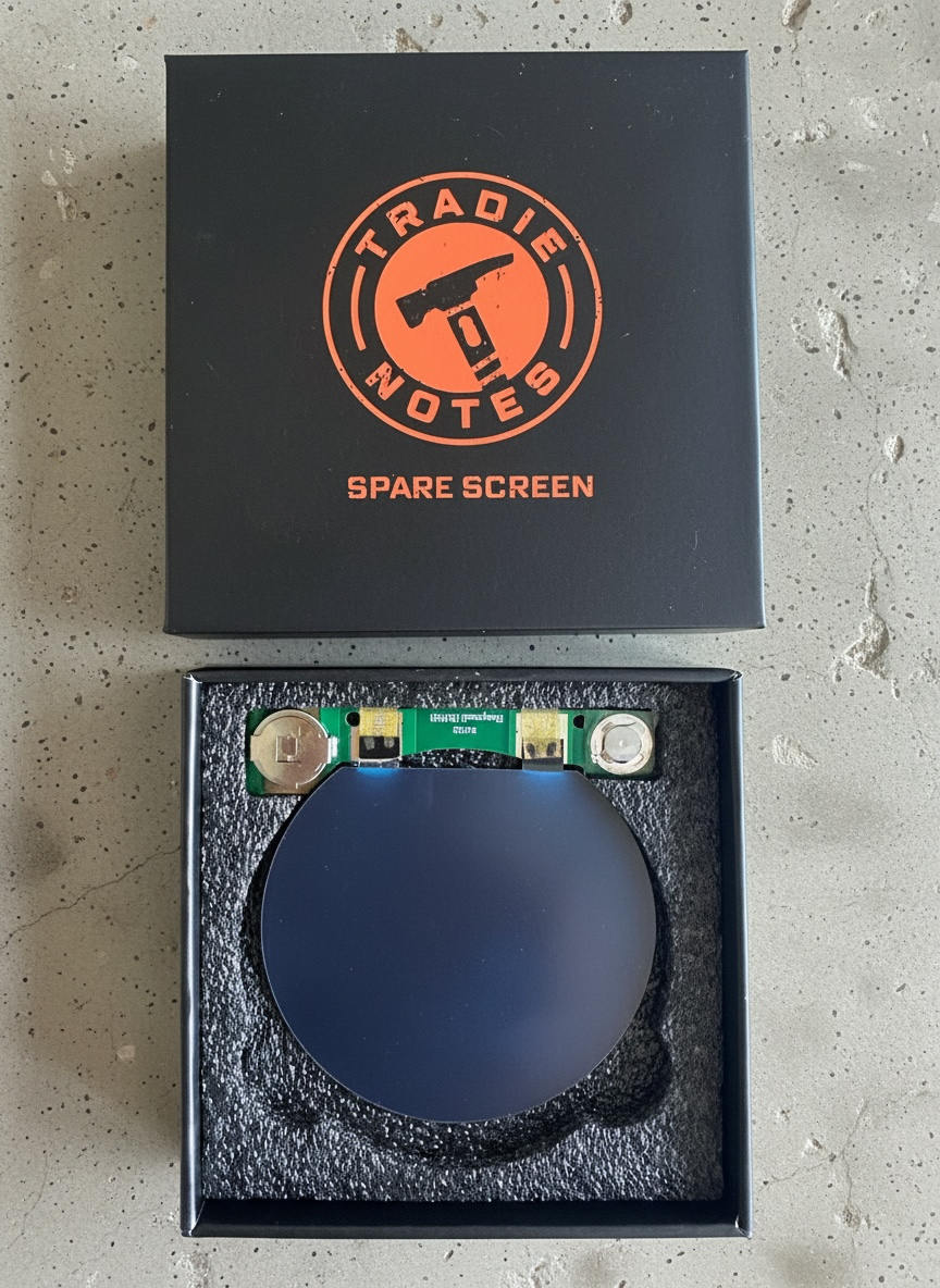 Tradie Notes Tape Measure Spare Screen